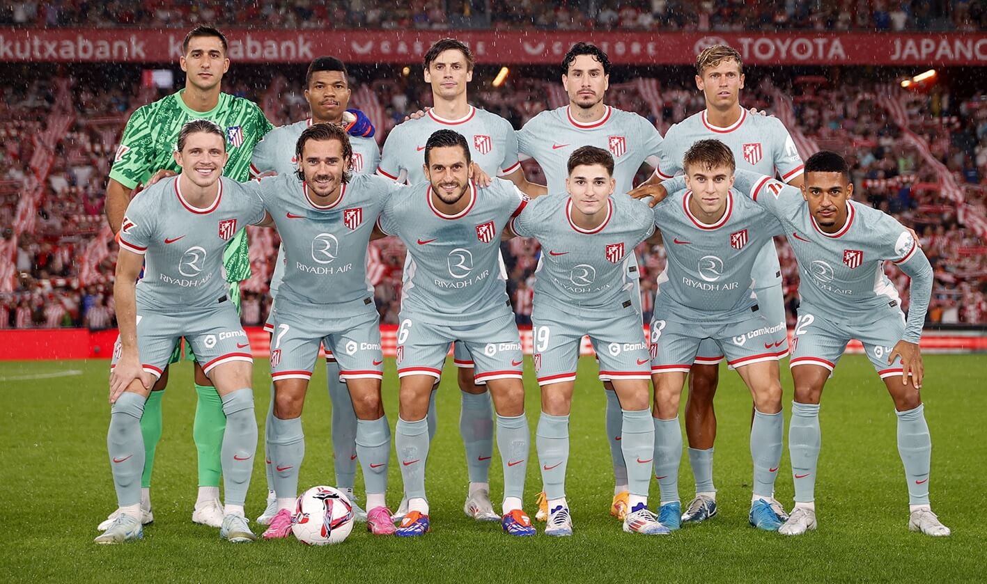 El once del Atlético de Madrid ante el Athletic (Foto: ATM).