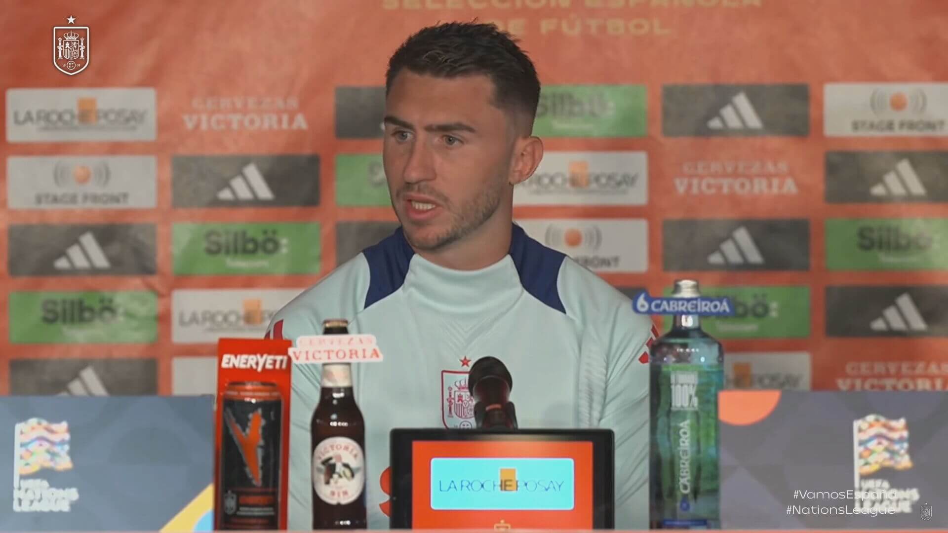 Aymeric Laporte en rueda de prensa (Fuente: SeFutbol)