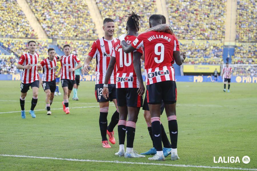 Celebración ante la UD Las Palmas (Foto: LaLiga).