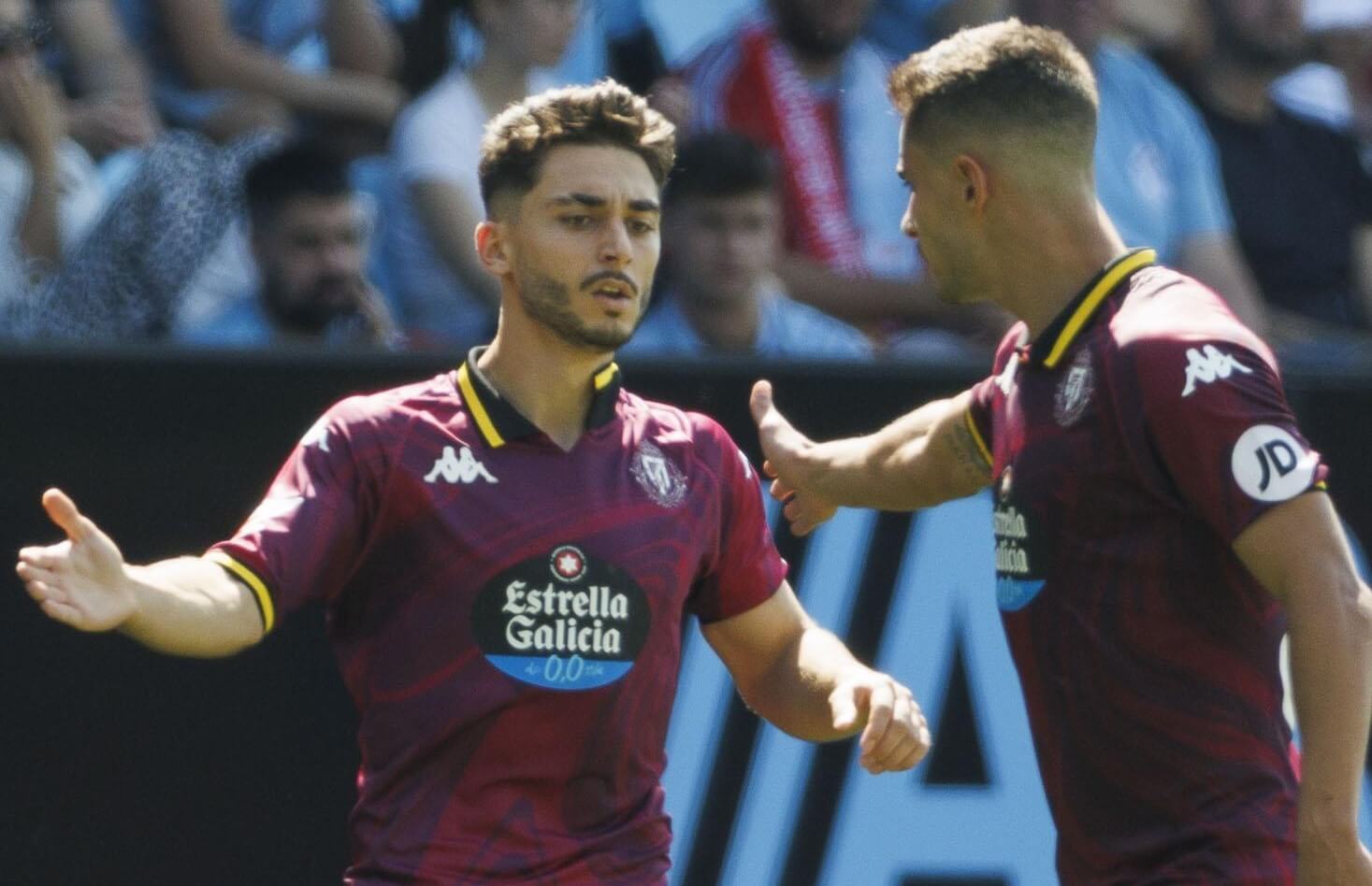 Gol de Raúl Moro en el Celta - Valladolid (Foto: LALIGA).