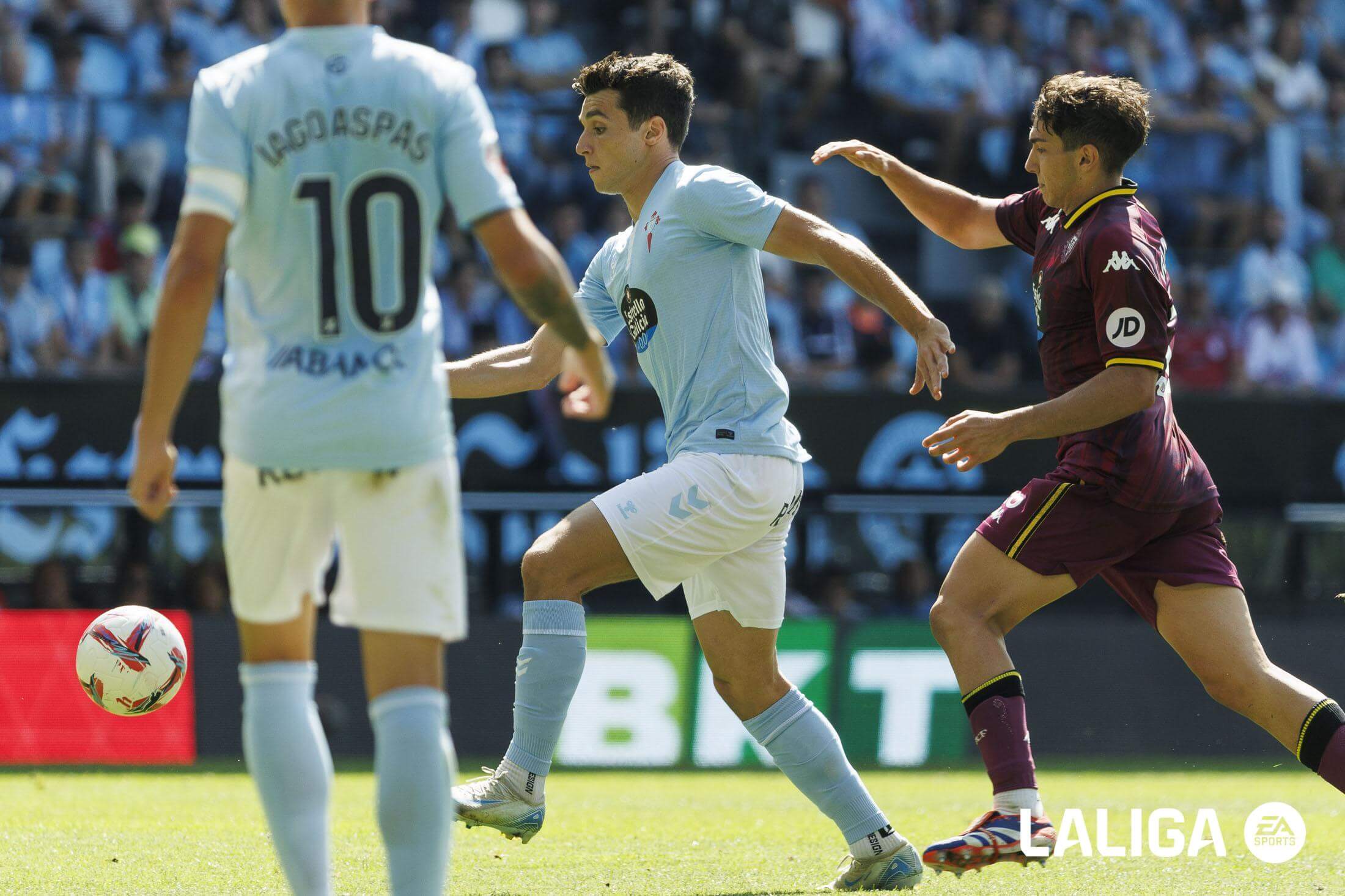 Tasos Douvikas, en el Celta - Valladolid (Foto: LALIGA).