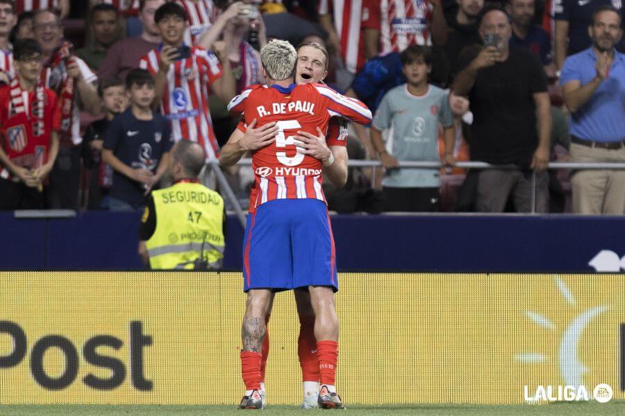 Gol del Atlético de Madrid (Foto: LALIGA).