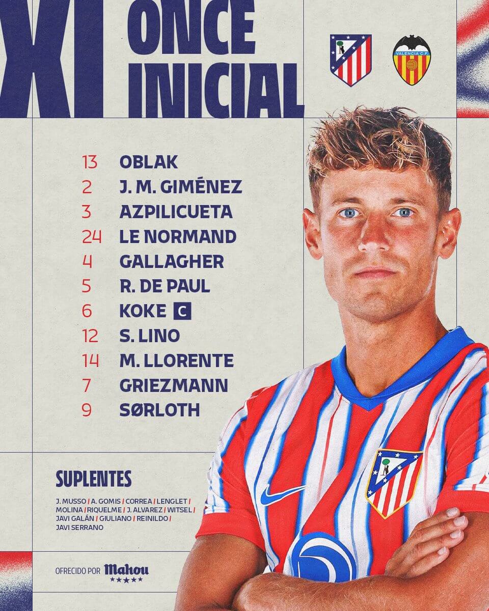 Once titular Atlético