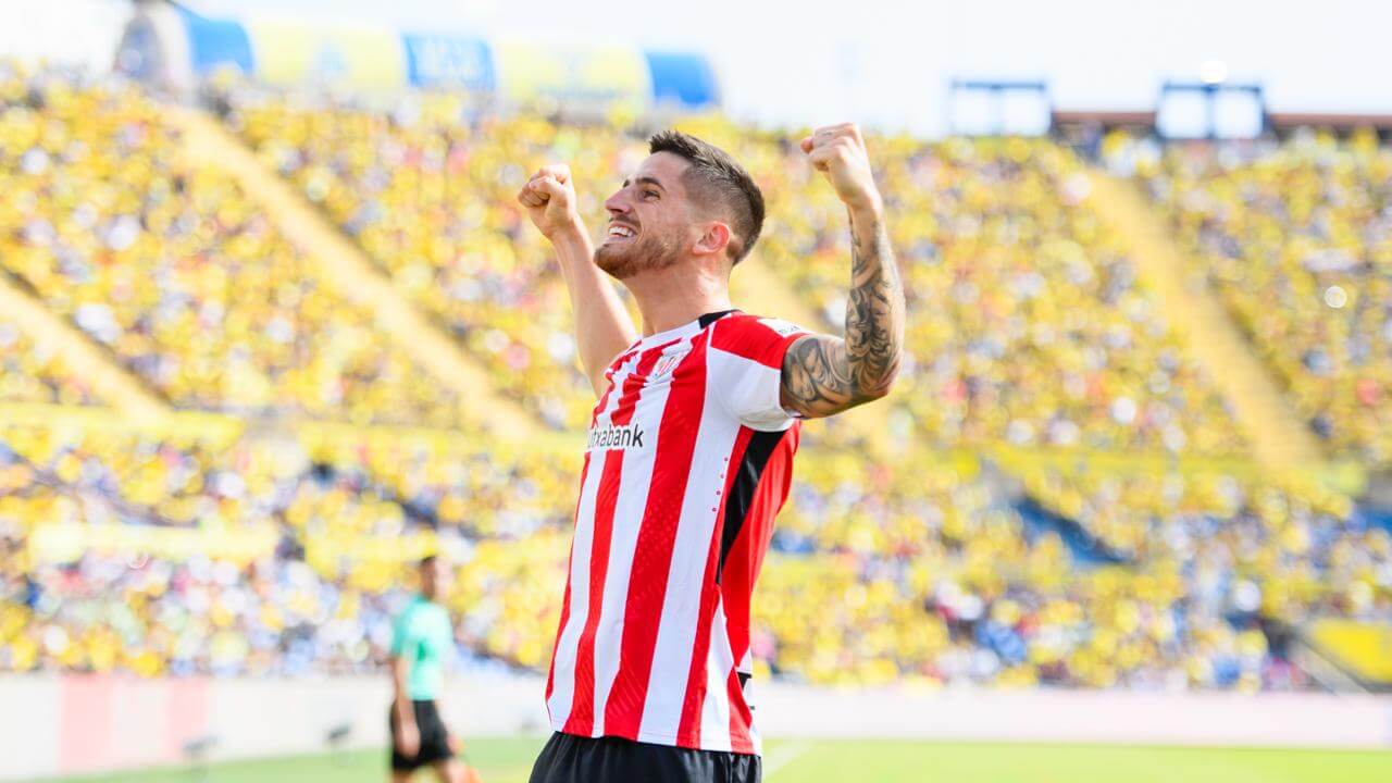 Gol de Oihan Sancet ante la UD Las Palmas (Foto: Athletic Club)