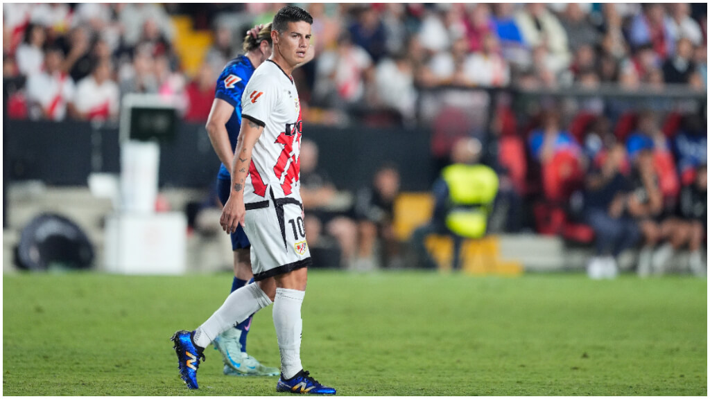 James Rodríguez, jugador del Rayo Vallecano. (Fuente: Europa Press)