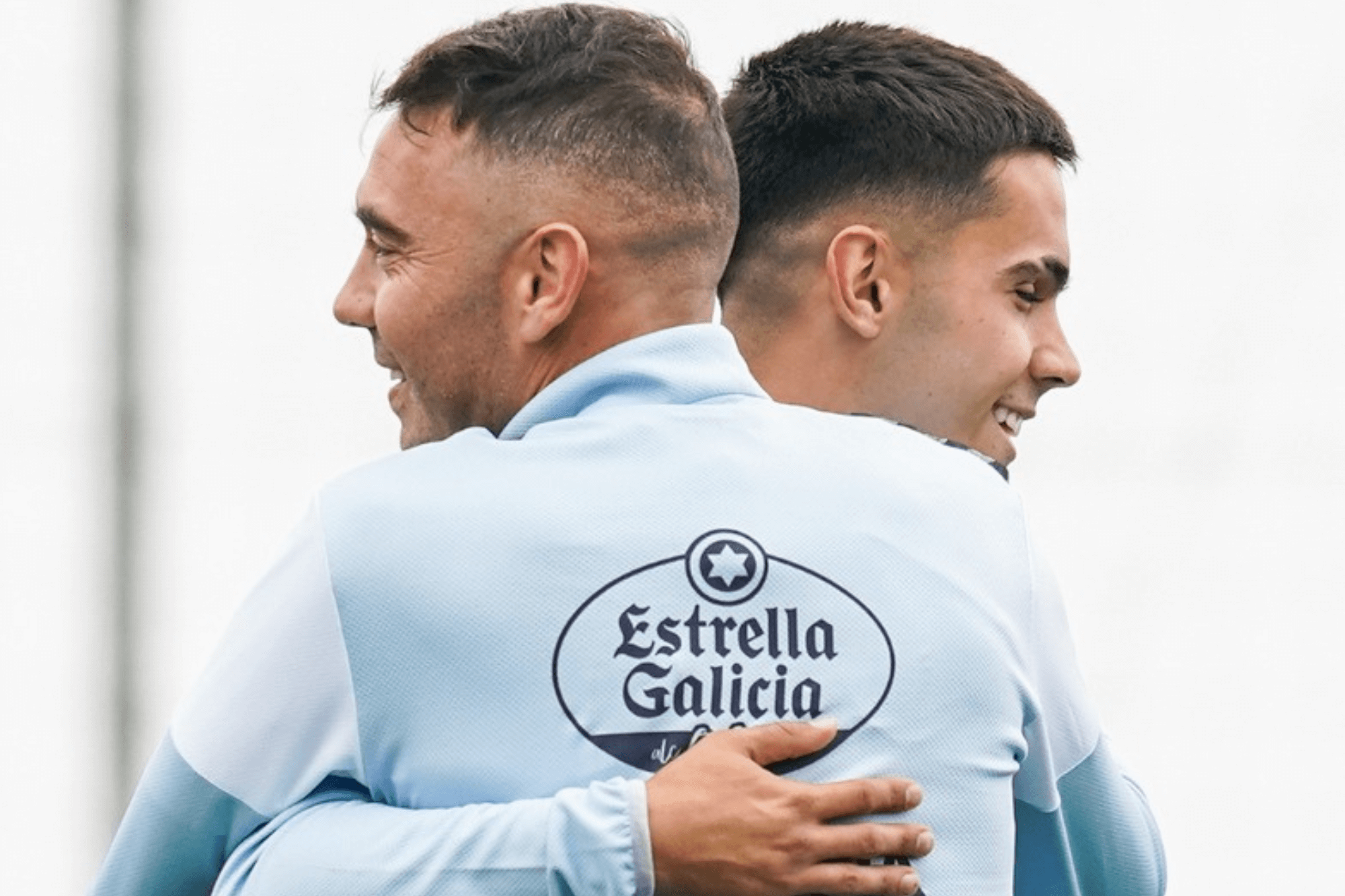 Iago Aspas y Hugo Sotelo (Foto: RC Celta).