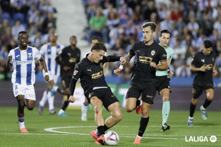 Sergi Canós, ante el CD Leganés (Foto: LALIGA)