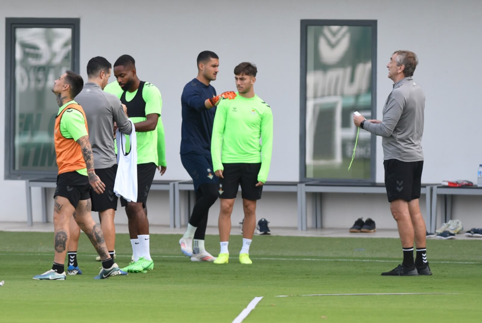 Iker Losada, en el entrenamiento (Foto: Kiko Hurtado)