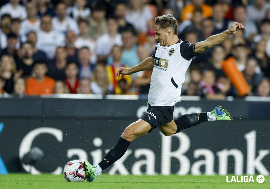 Dani Gómez, ante la UD Las Palmas (Foto: LALIGA).