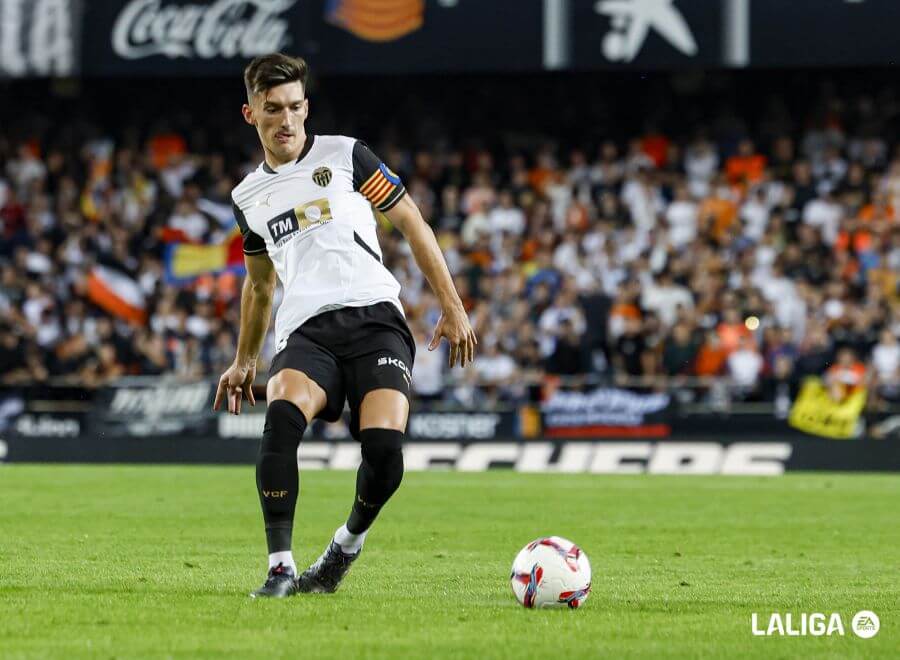 Pepelu, ante la UD Las Palmas (Foto: LALIGA).