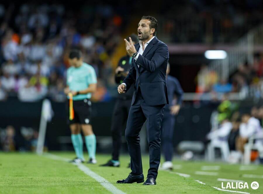 Rubén Baraja, ante la UD Las Palmas (Foto: LALIGA).