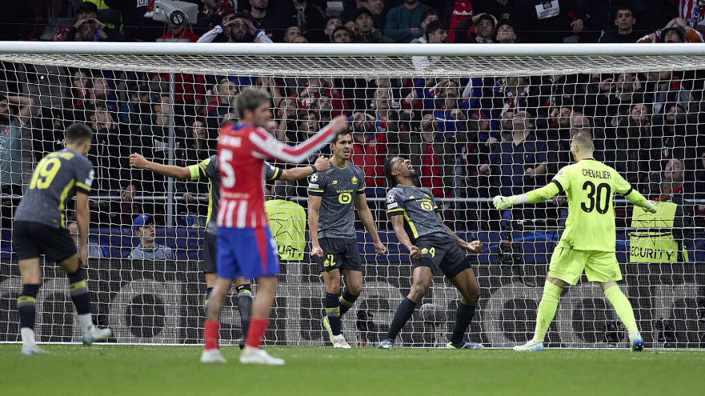 El Atlético cayó ante el Lille en Champions (foto: Cordon Press)