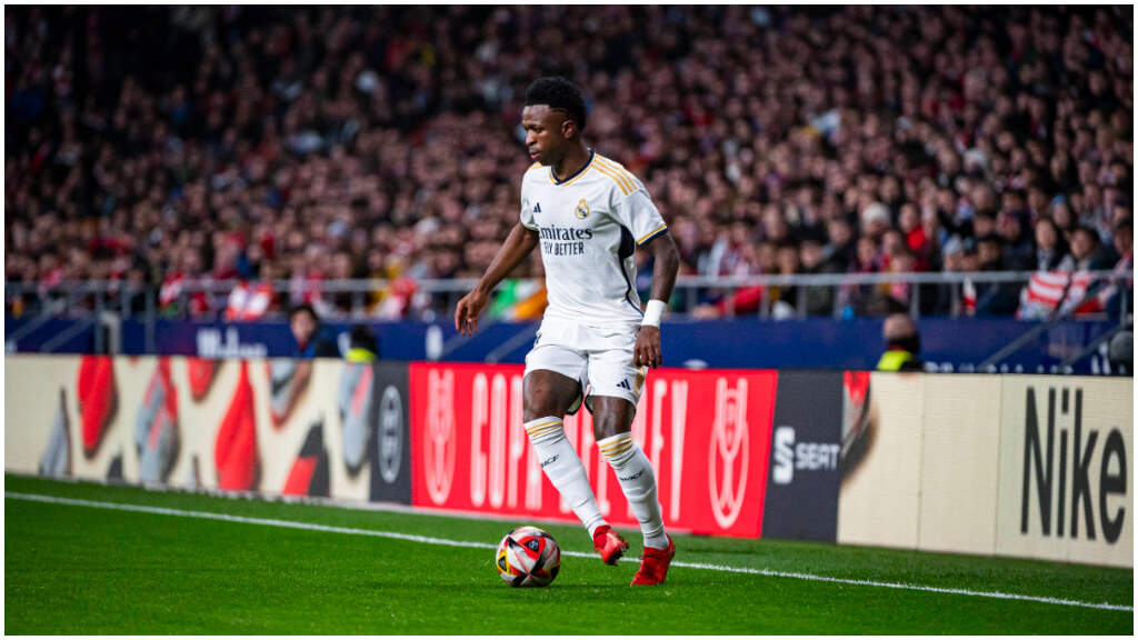 Vinicius en el derbi del Metropolitano (Cordon Press)