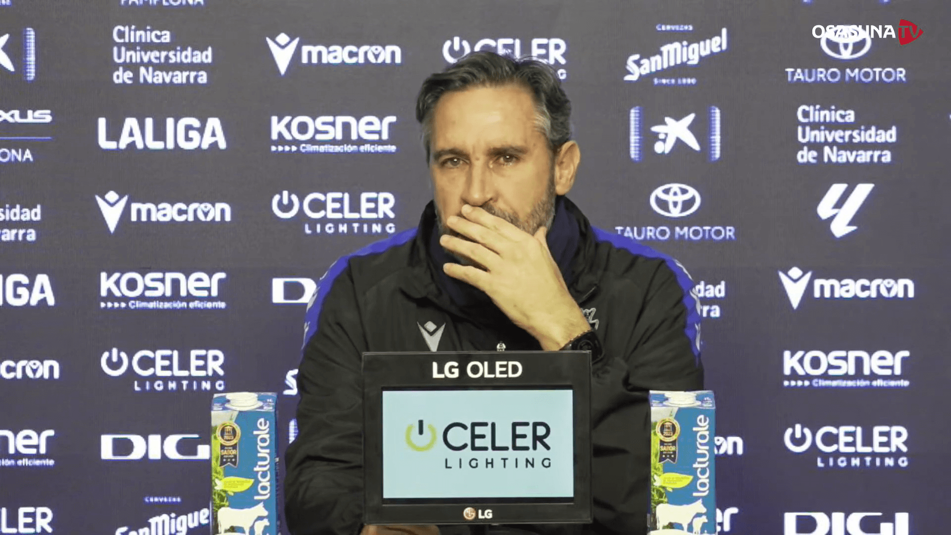 Vicente Moreno, entrenador de Osasuna (Foto: Osasuna).