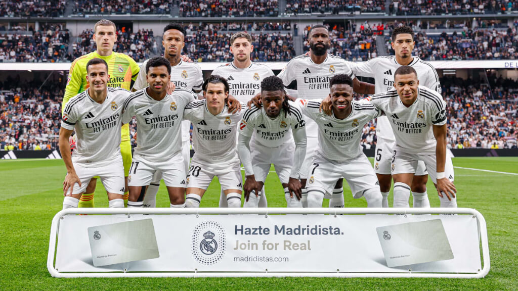 El once del Real Madrid ante el Osasuna (X: @realmadrid)