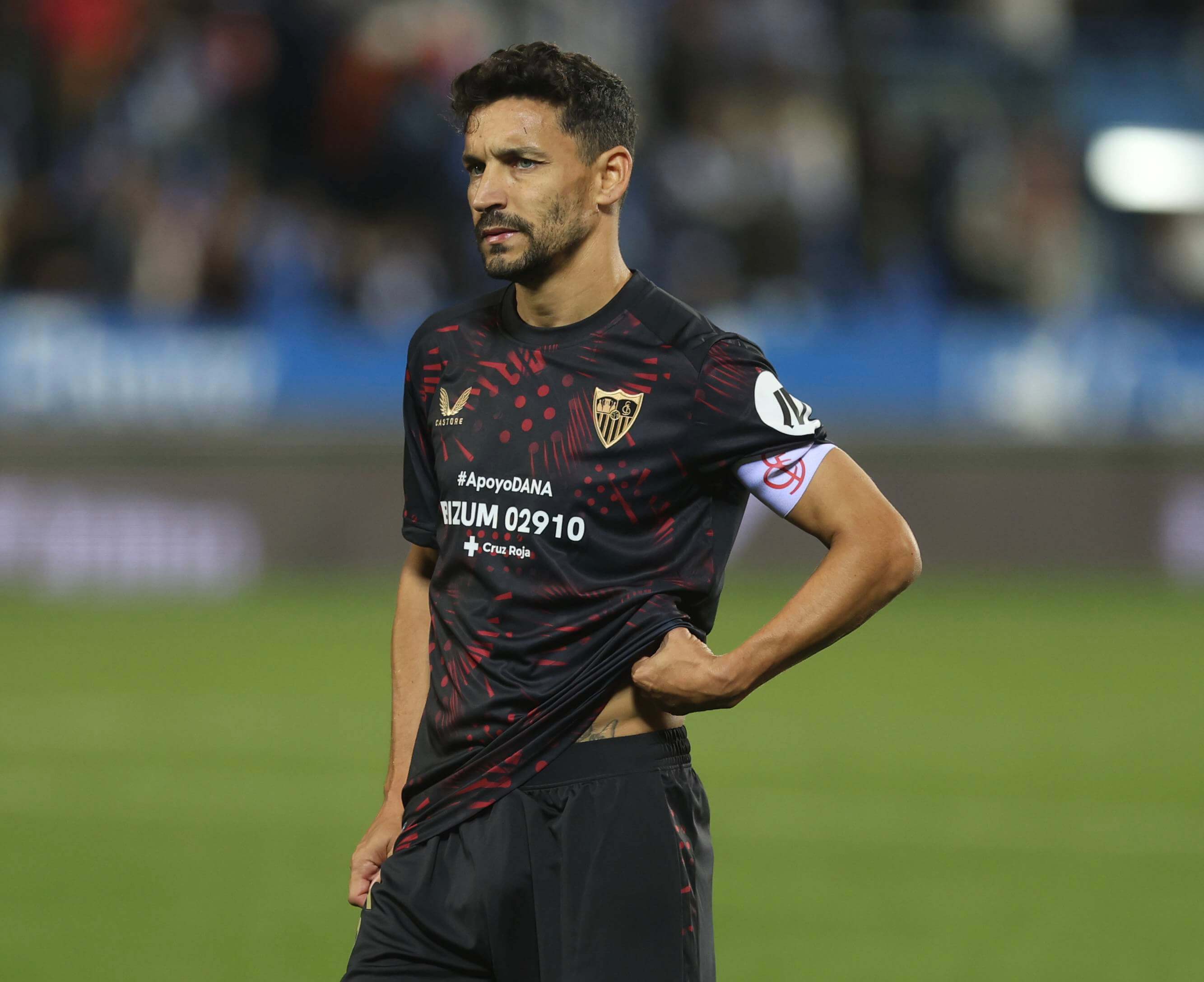 Jesús Navas, en el Leganés-Sevilla (Foto: Cordon Press).