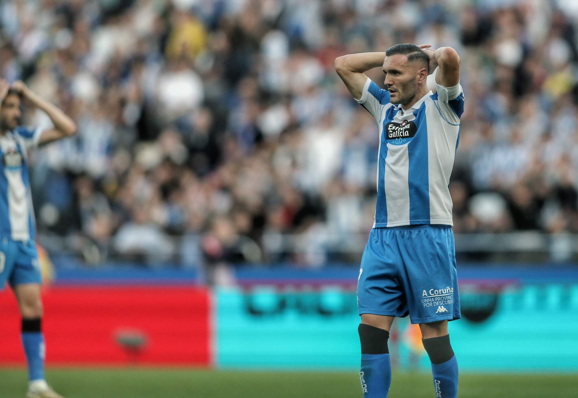 Lucas Pérez, en un partido del Dépor (Foto: LaLiga).