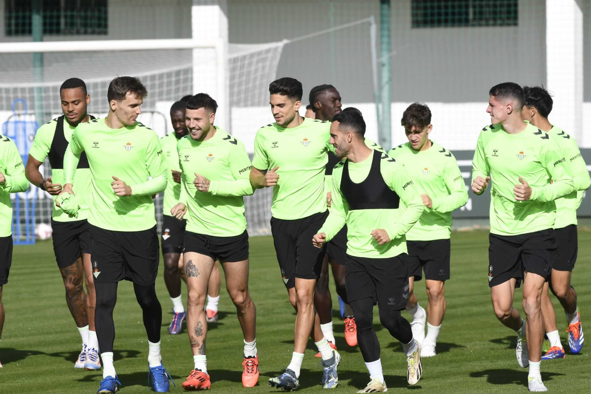 Entrenamiento del Betis.