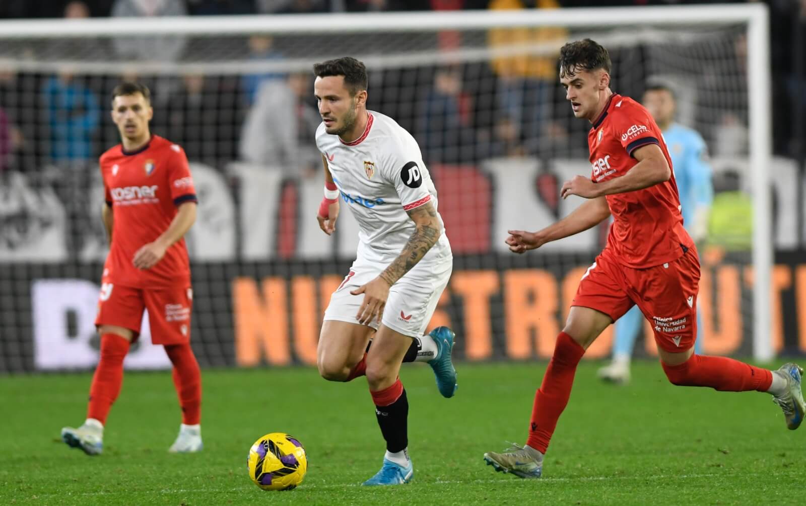 Saúl Ñíguez, en el Sevilla-Osasuna (Foto: Kiko Hurtado).