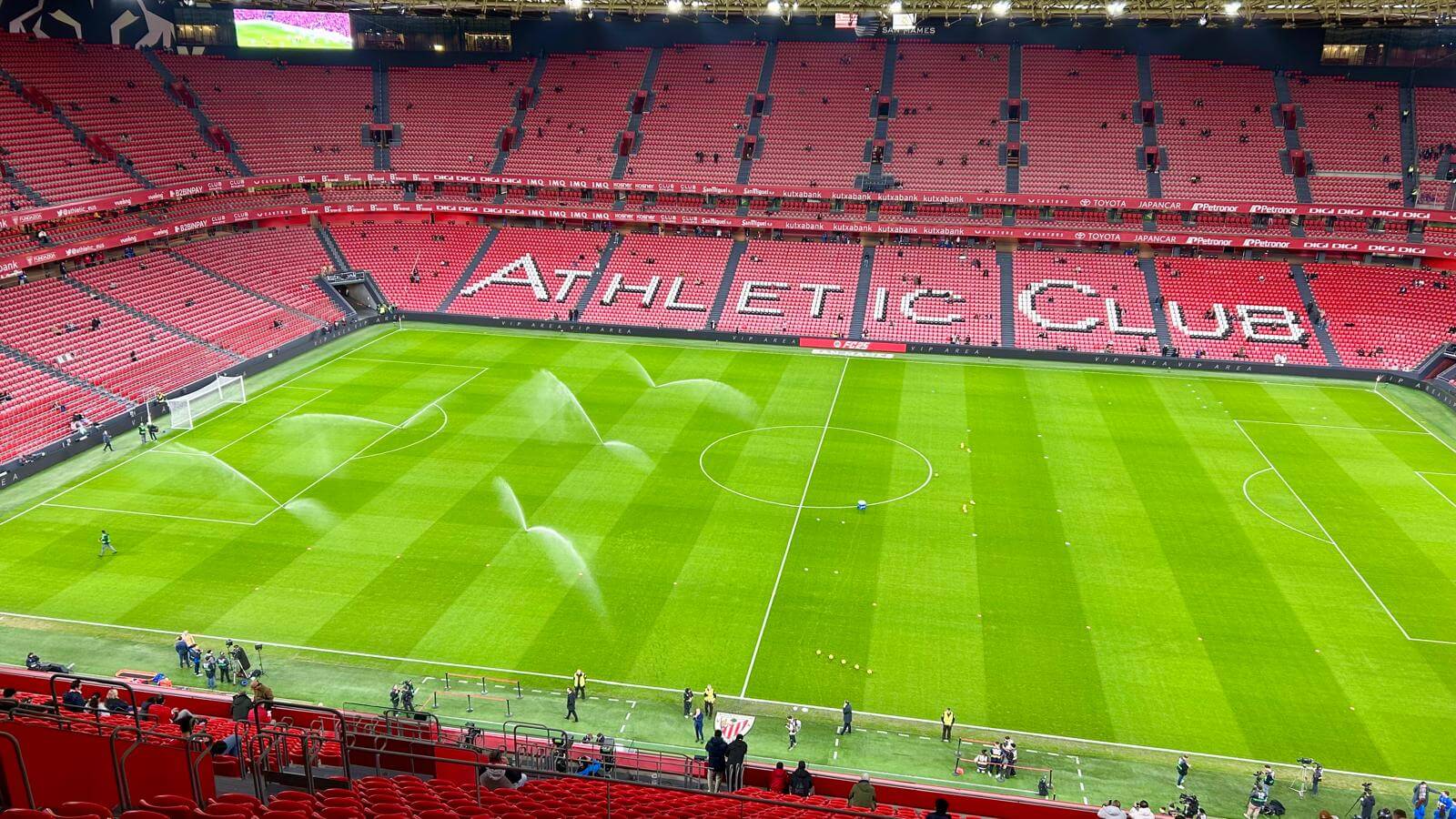 San Mamés se prepara para el Athletic Club-Real Madrid (Foto: El Desmarque).