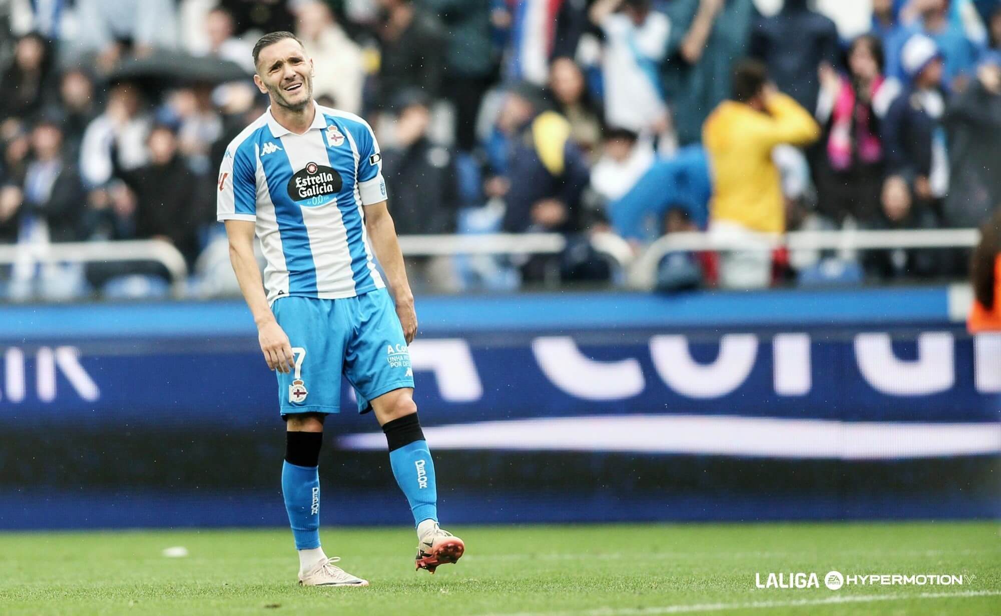 Lucas Pérez se lamenta con el Deportivo de La Coruña (Foto: LALIGA).