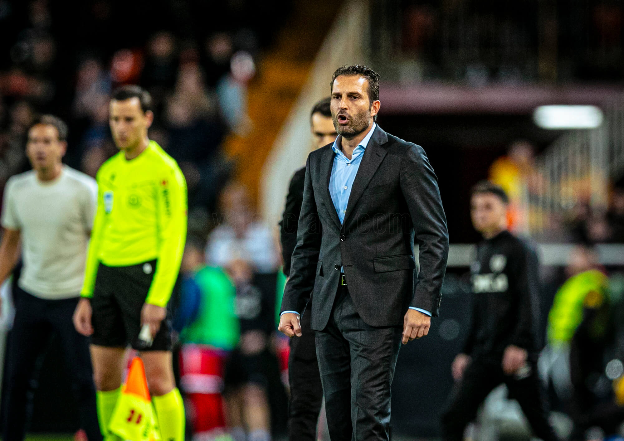 Rubén Baraja, ante el Rayo Vallecano (Foto: Valencia CF).