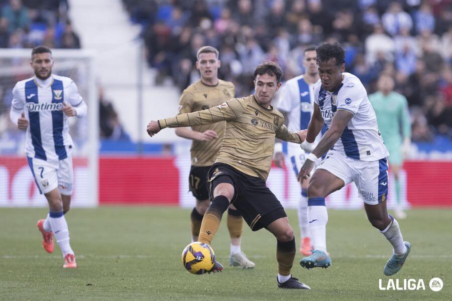 Martin Zubimendi, en el Leganés-Real Sociedad (Foto: LaLiga).