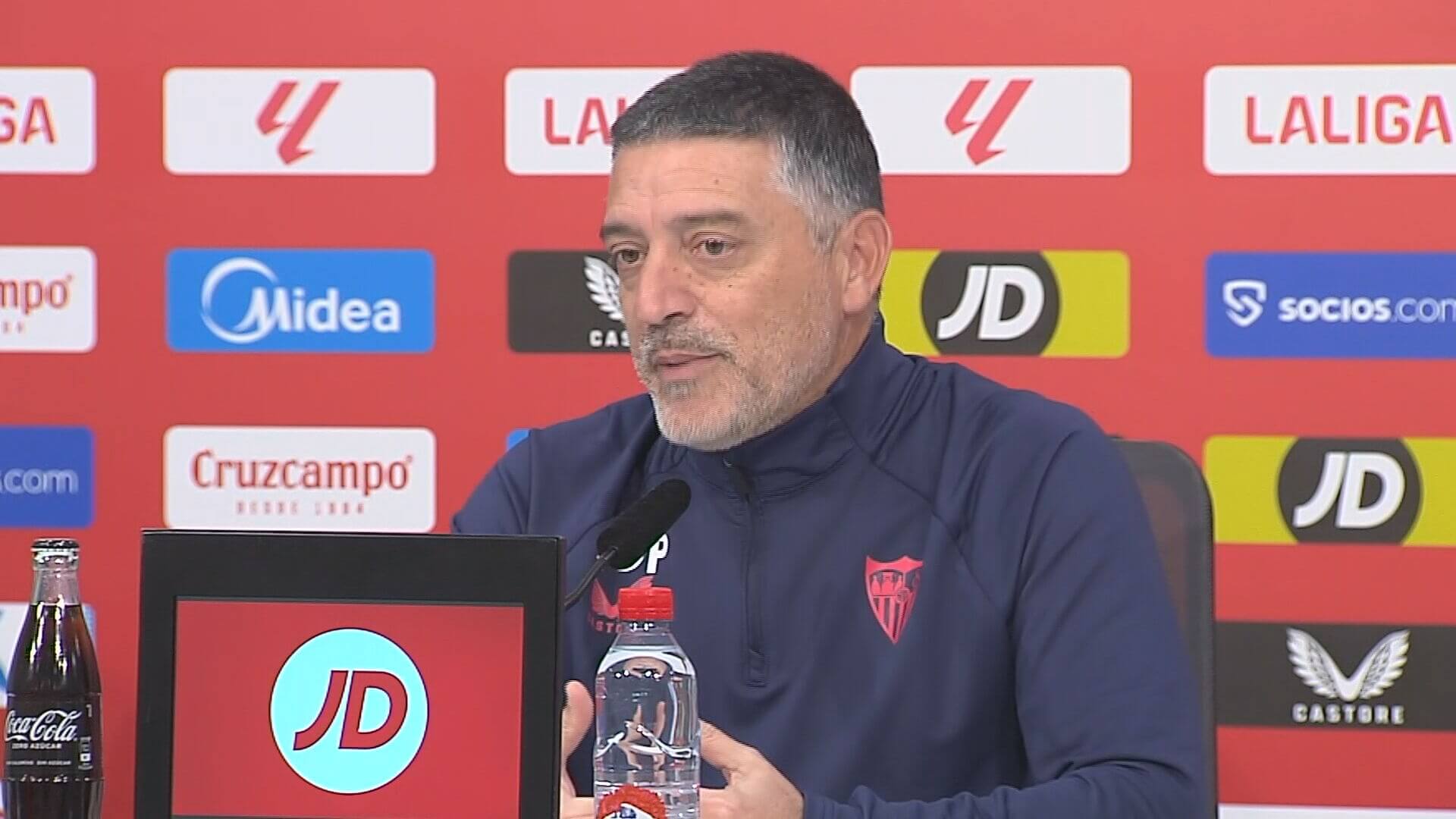 García Pimienta, en la previa del Sevilla-Celta.