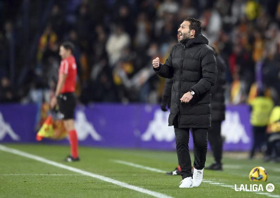 Rubén Baraja, ante el Real Valladolid (Foto: LALIGA).