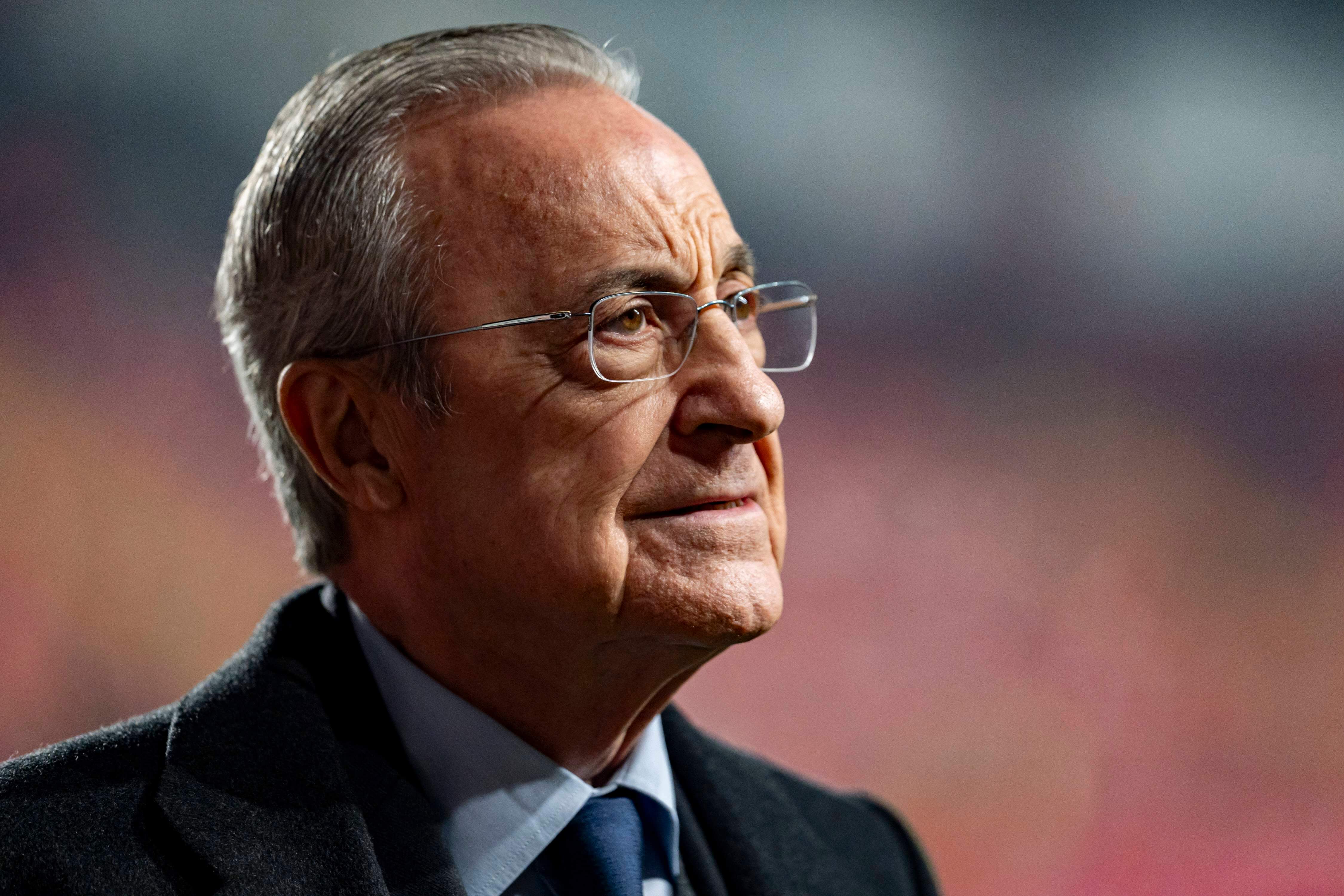 Florentino Pérez en Vallecas (Cordon Press)