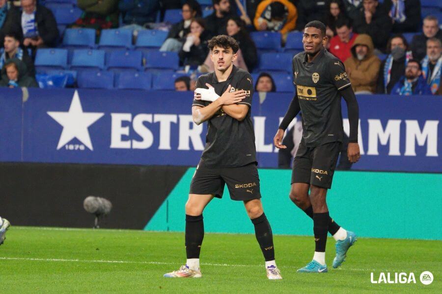 Gol de Diego López al RCD Espanyol (Foto: LALIGA).