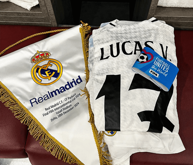 Lucas Vázquez, capitán en la final de la Copa Intercontinental (Real Madrid)