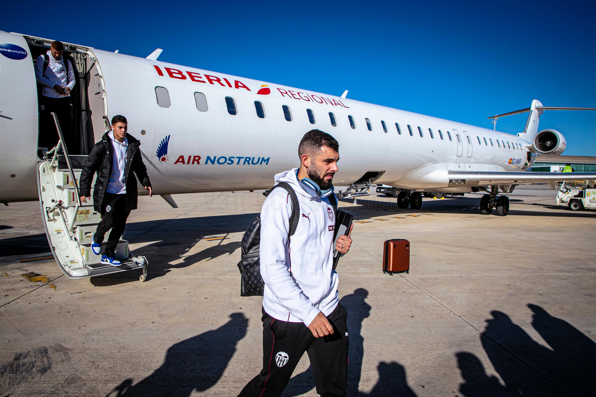 Luis Rioja, en la convocatoria del Valencia CF.