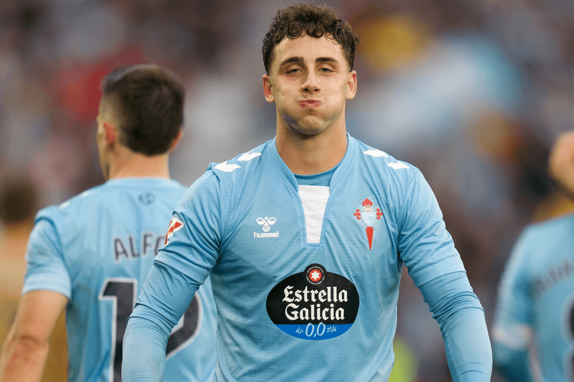 Pablo Durán celebrando un gol con el Celta (Foto: RC Celta).