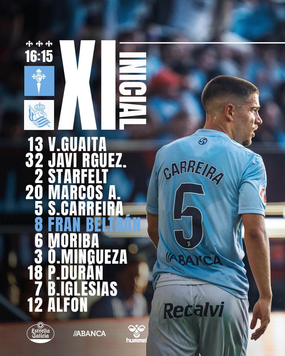 Once titular del Celta de Vigo.