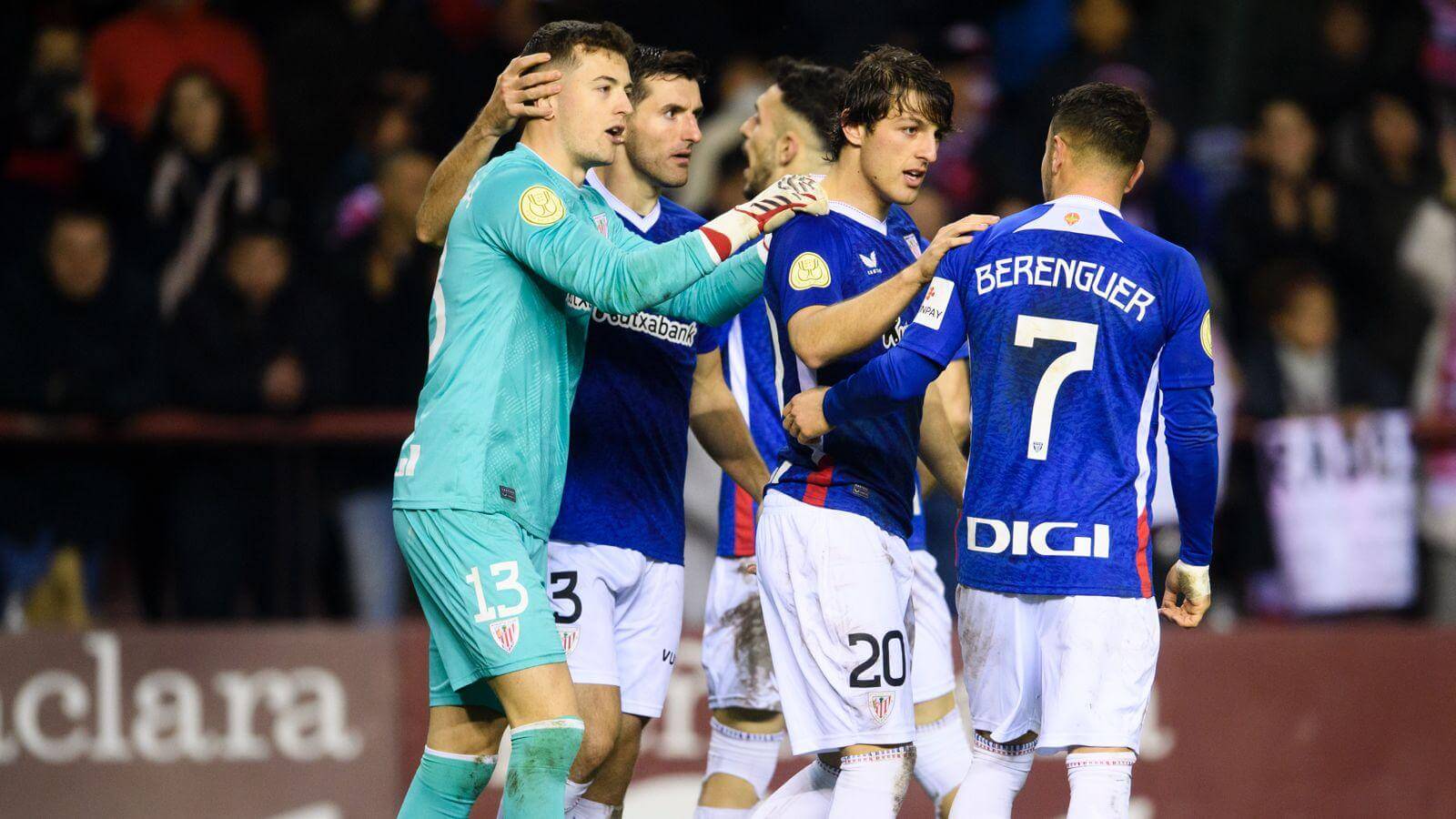 Victoria en los penaltis ante el Logroñés en Copa en Las Gaunas (Foto: Athletic Club).