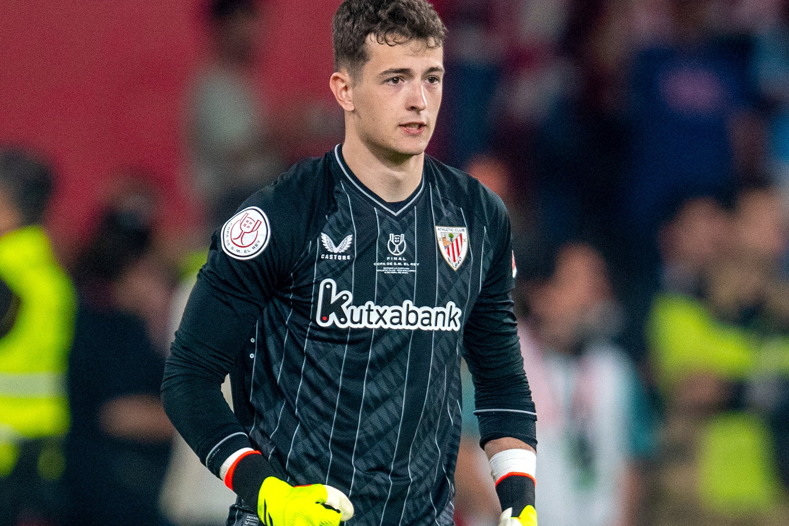 Julen Agirrezabala en la final de la Copa del Rey en La Cartuja (Foto: Athletic Club).