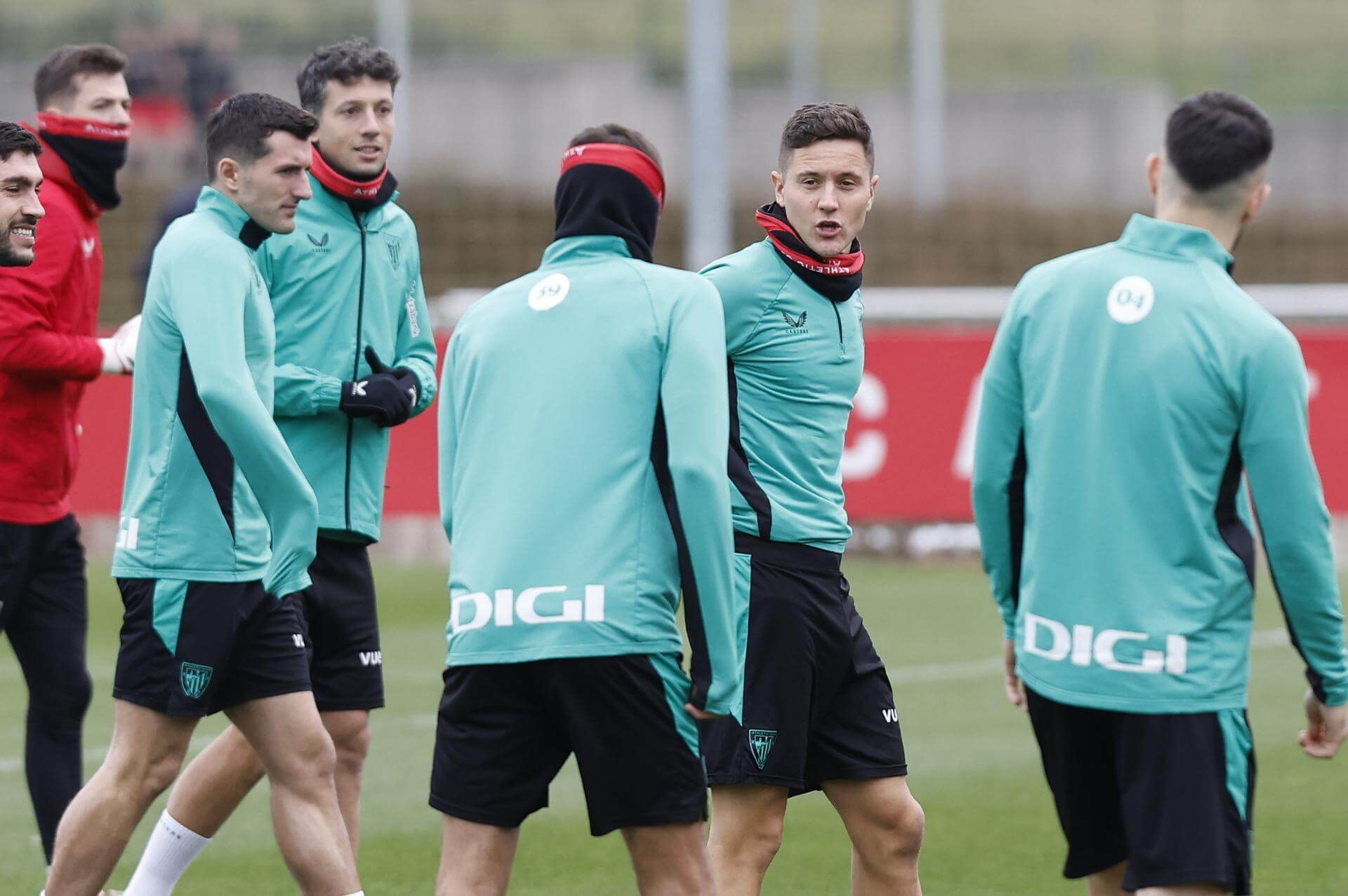 Ander Herrera, en un entrenamiento del Athletic Club (FOTO: EFE).