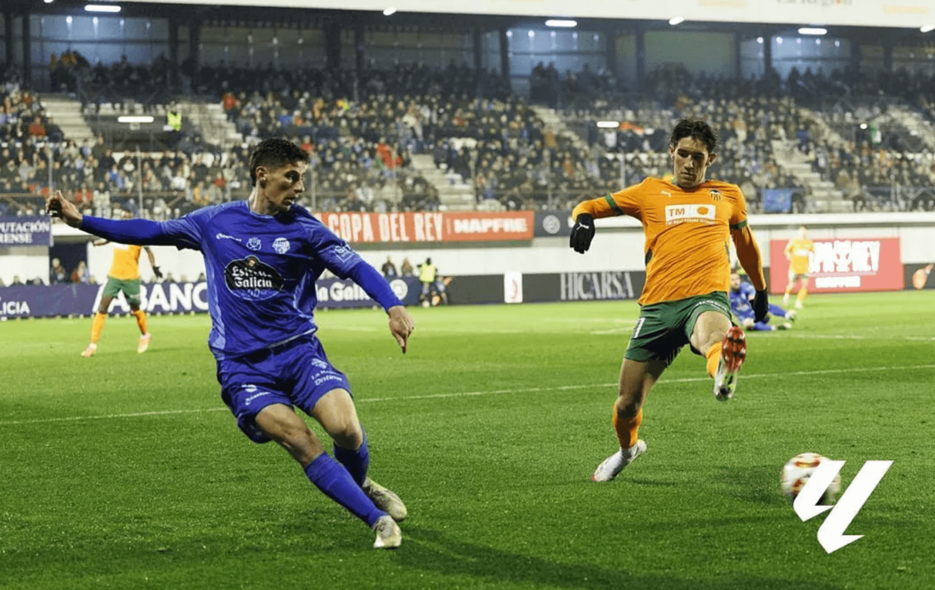 Jesús Vázquez, ante el Ourense CF (Foto: LALIGA).