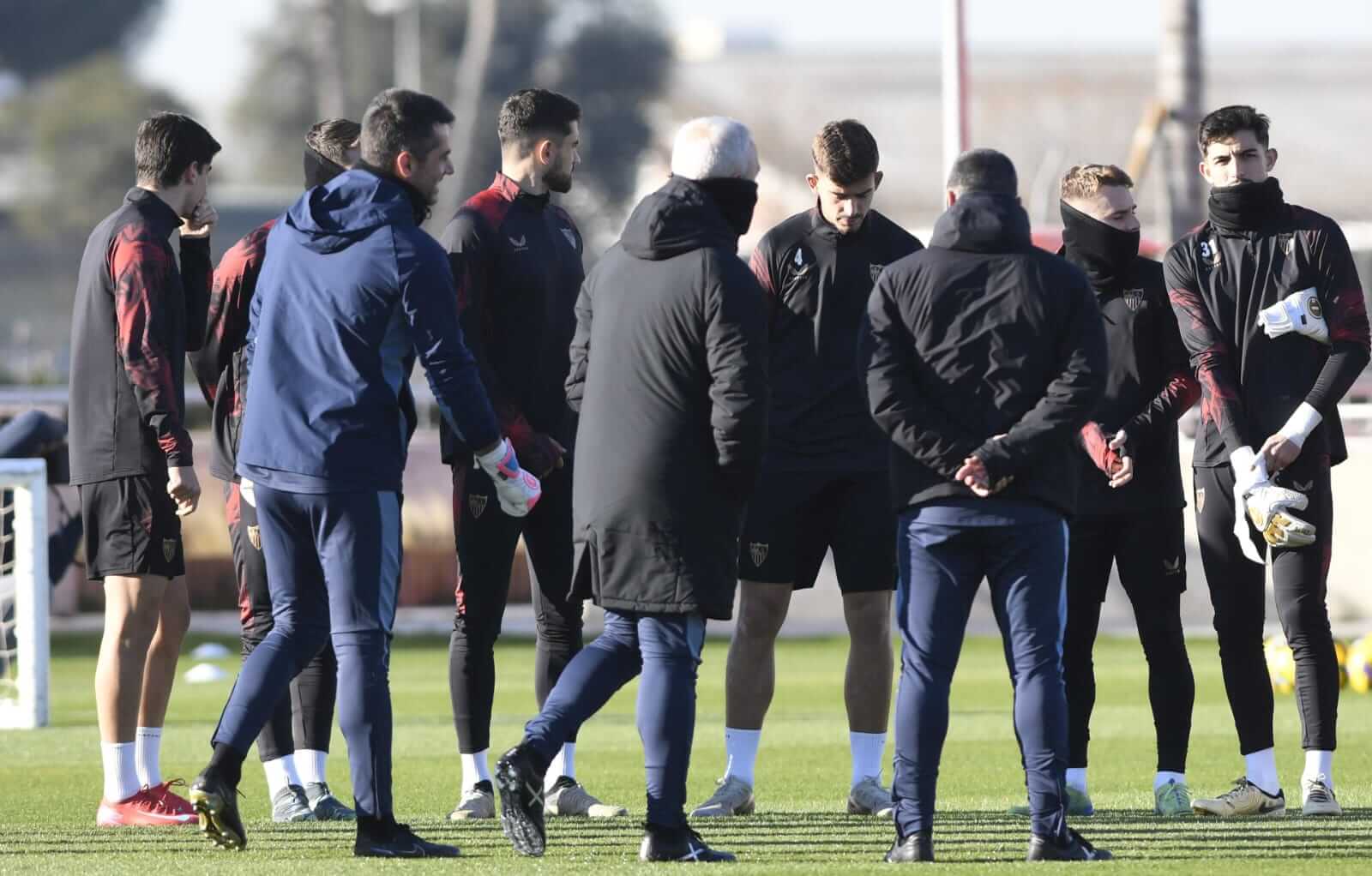 Kike Salas, en el entrenamiento de este miércoles (Foto: Kiko Hurtado).