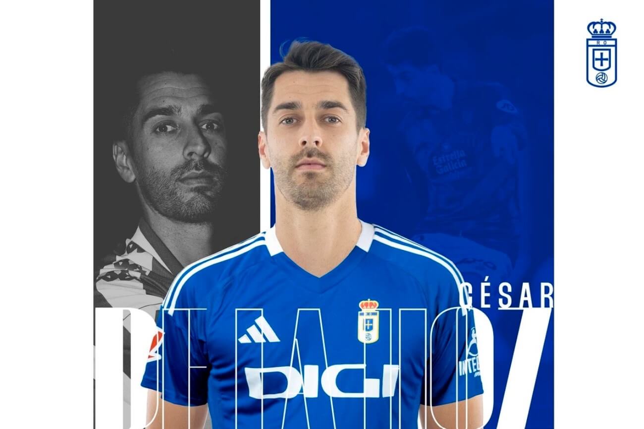 César de la Hoz, nuevo fichaje del Real Oviedo (Foto: RO).