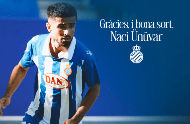 El Espanyol pone fin a la cesión de Ünüvar. 