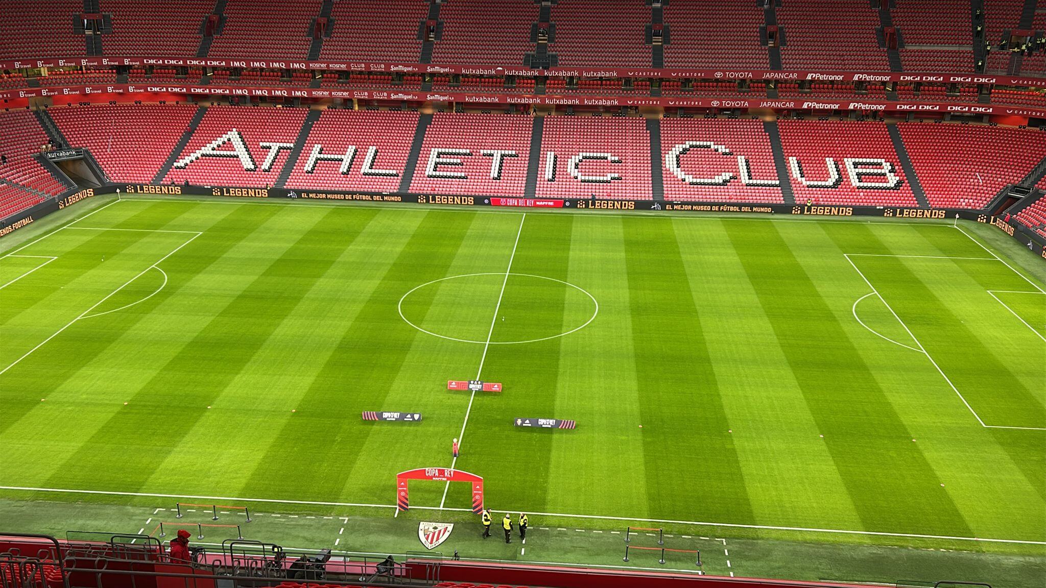 San Mamés, esperando el Athletic Club-Osasuna de octavos de Copa (Foto: El Desmarque).