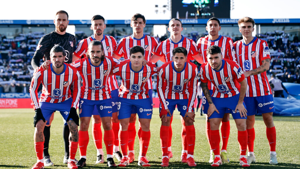 Once del Atlético ante el CD Leganés (Foto: ATM)