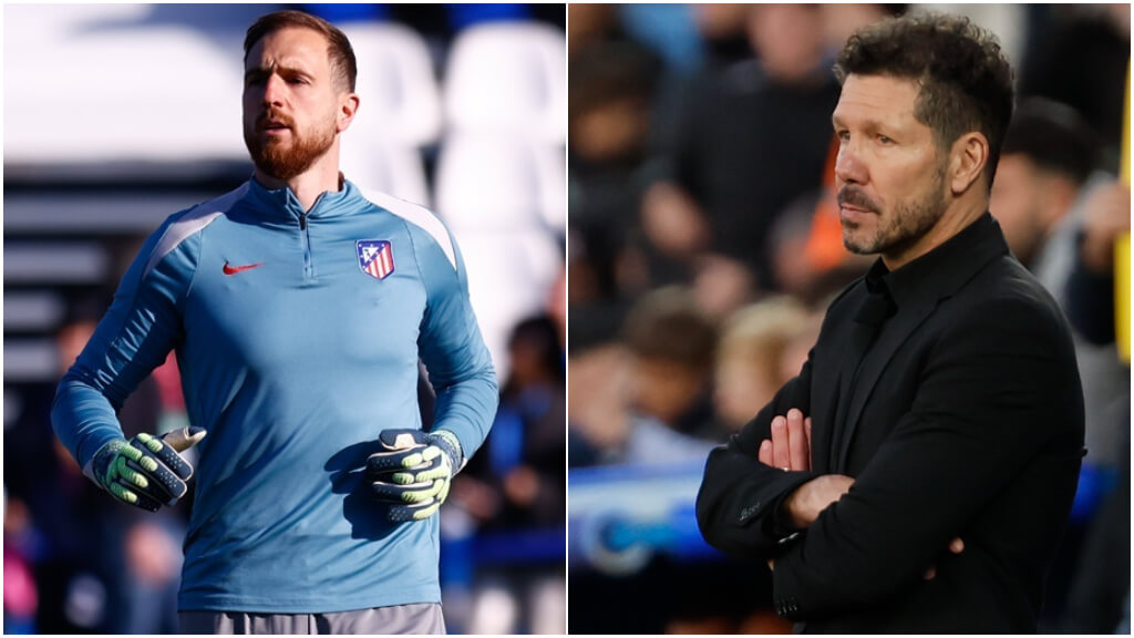 Jan Oblak y Diego Pblo Simeone (Fotos: Europa Press y EFE)