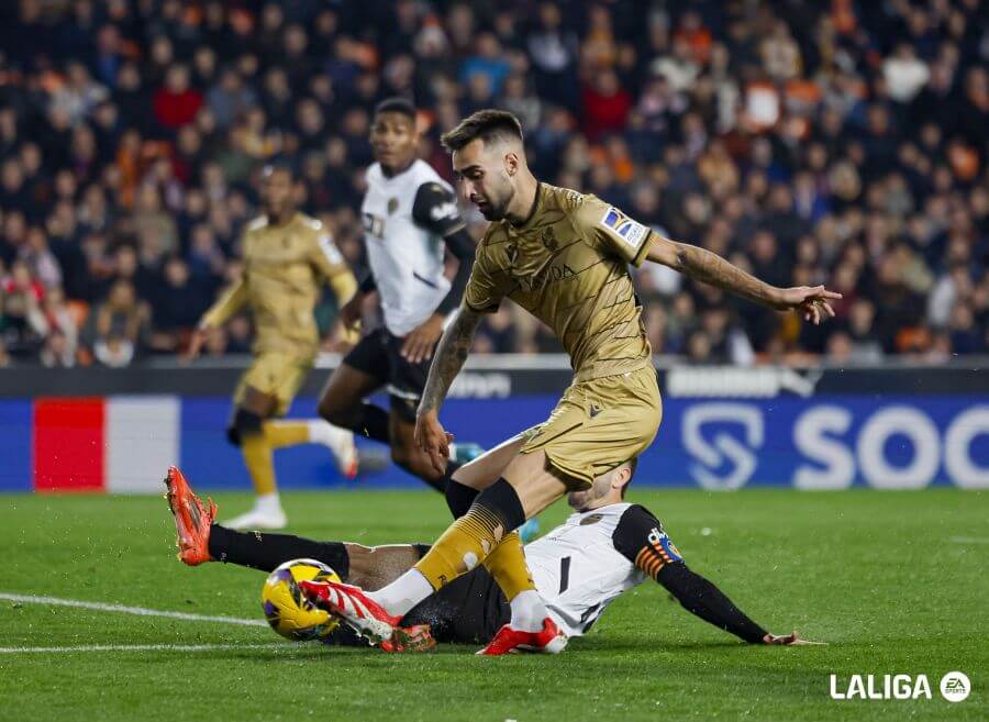 José Luis Gayà, ante la Real Sociedad (Foto: LALIGA).