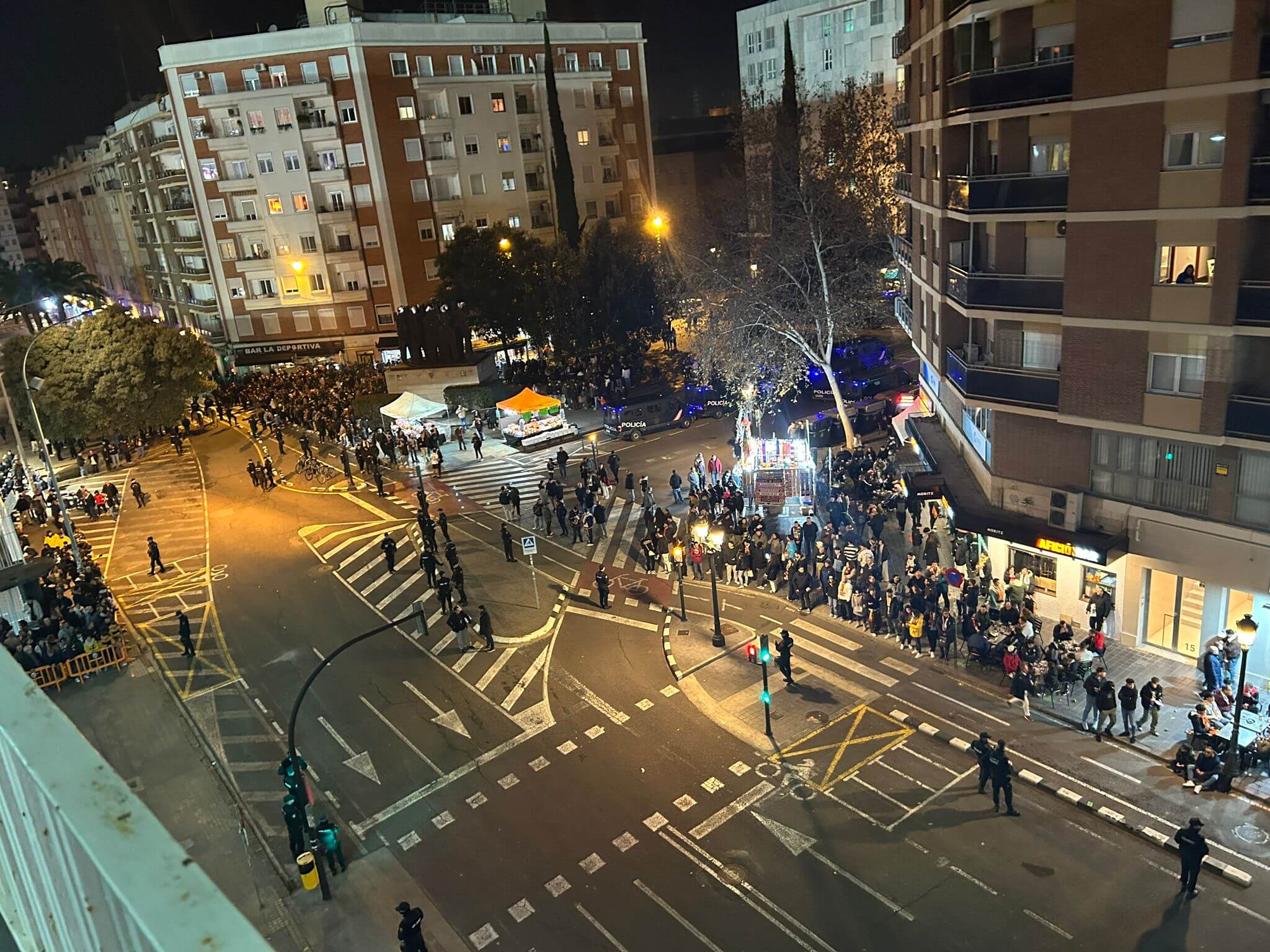 Mestalla de noche