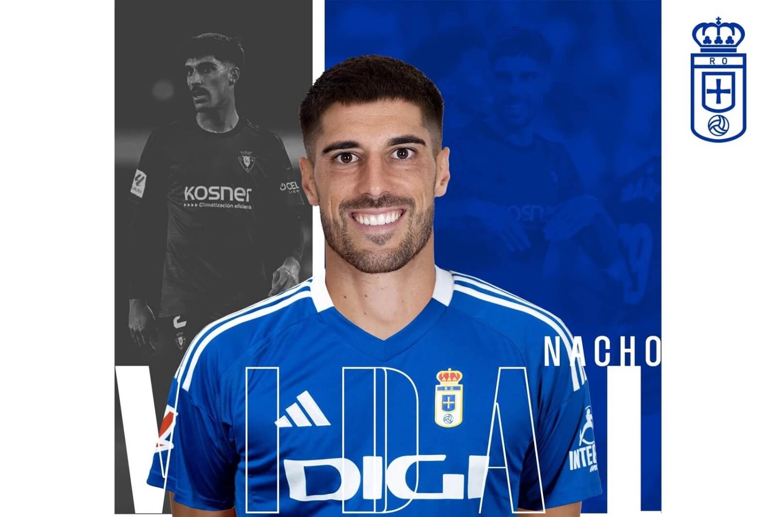 Nacho Vidal, nuevo fichaje carbayón (Foto: Real Oviedo).