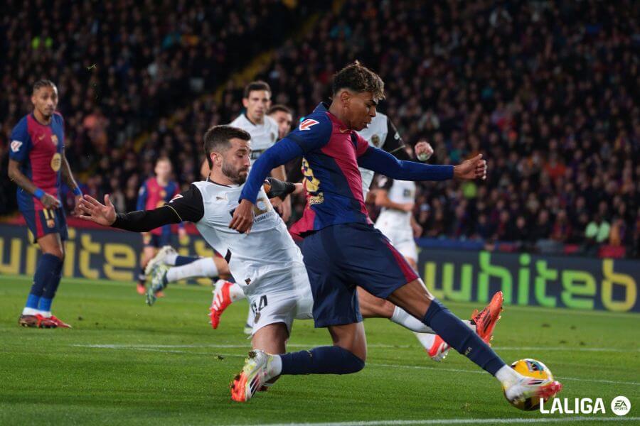 José Luis Gayà, ante el FC Barcelona (Foto: LALIGA).