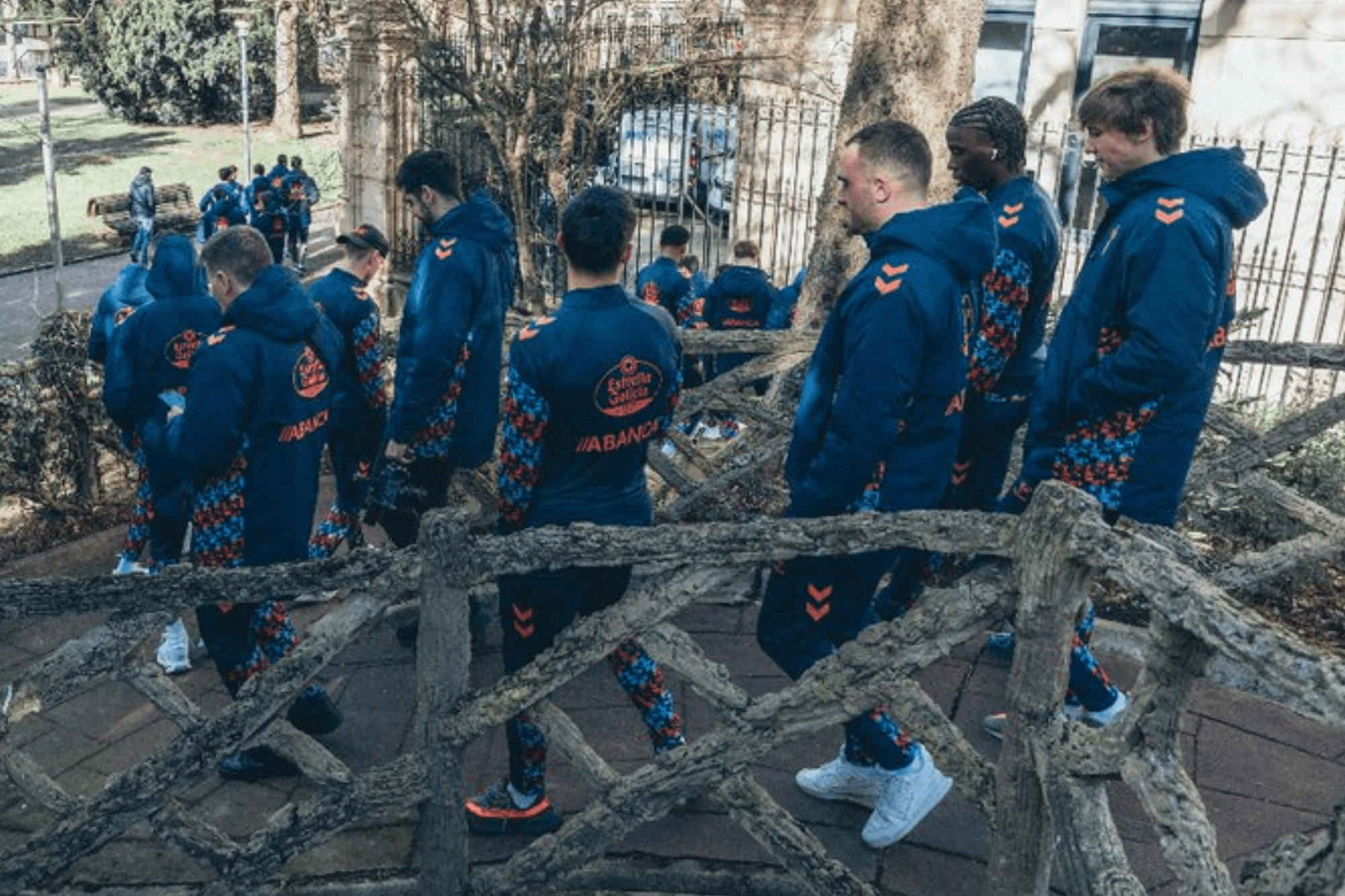 Los jugadores del Celta en Vitoria (Foto: RC Celta).